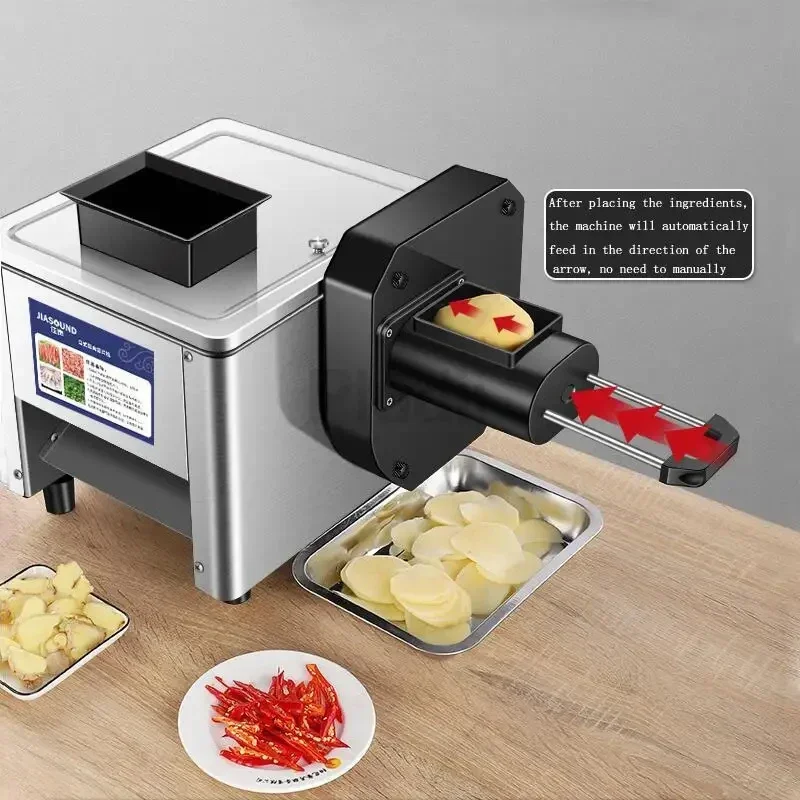Automatic Meat Slicer Home - Máquina Cortadora de Carne Eléctrica, Picadora
