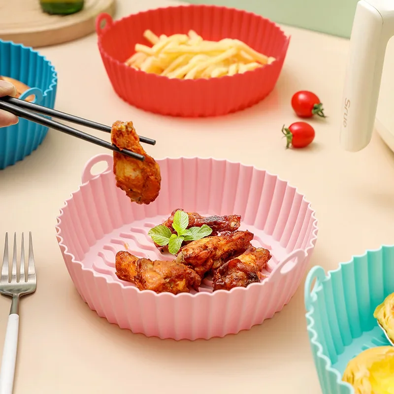Air Fryer Silicone Pot Liner - Papel de hornear para freidora de