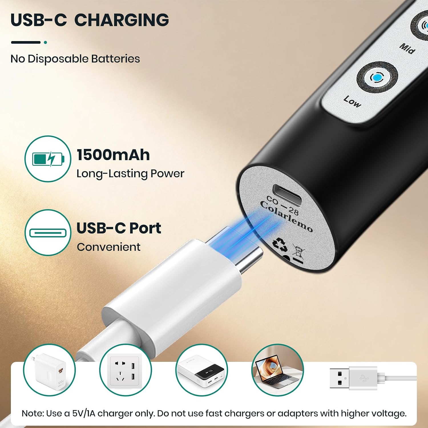 Espumador de Leche Recargable, - Electric Milk Frother Handheld reseña y precio