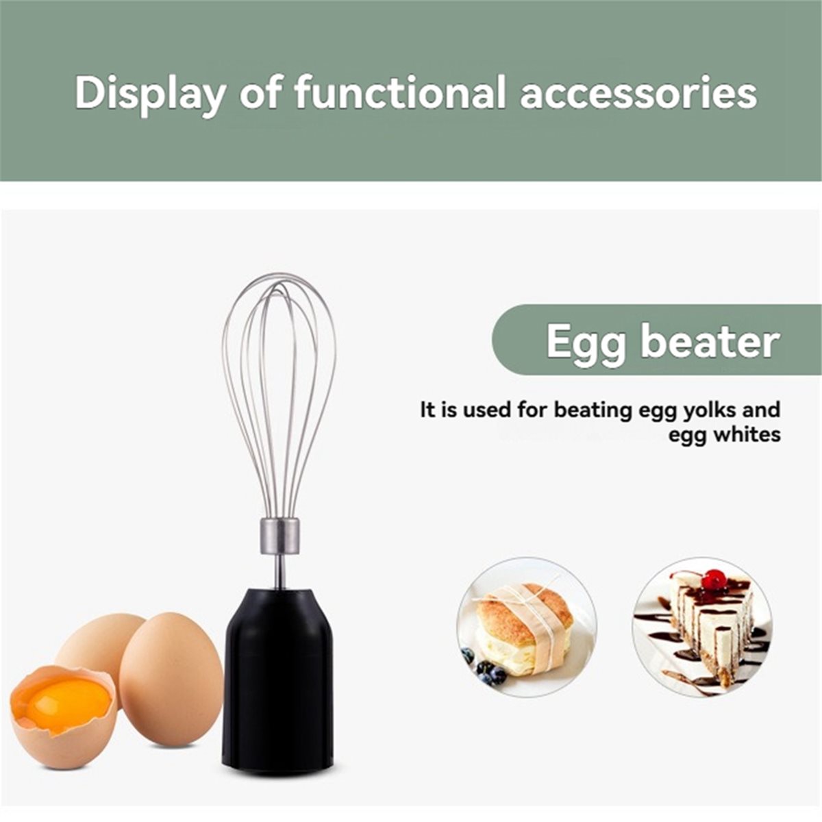 Batidora de Mano Eléctrica wil - Immersion Hand Blender Set reseña y precio