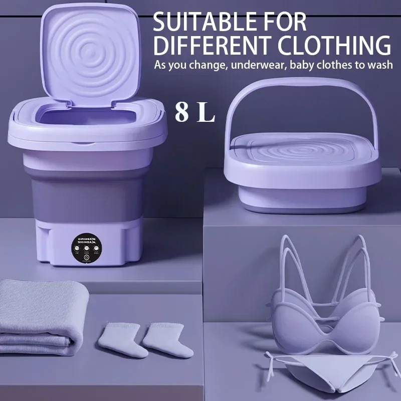 Lavadora Portátil Mini Plegabl - Small Appliances reseña y precio