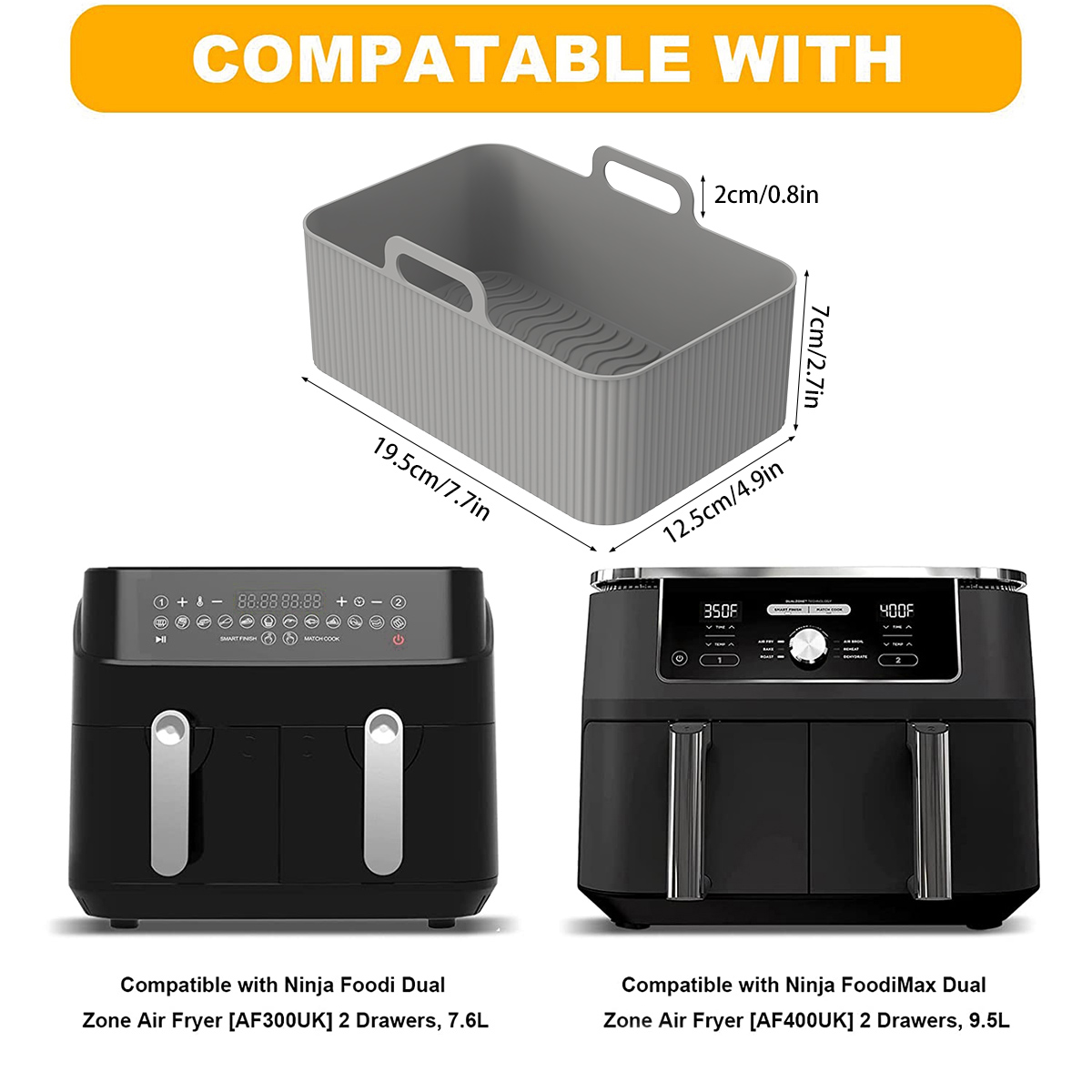 Revestimiento de silicona para - Air Fryer Silicone Pot Liner reseña y precio