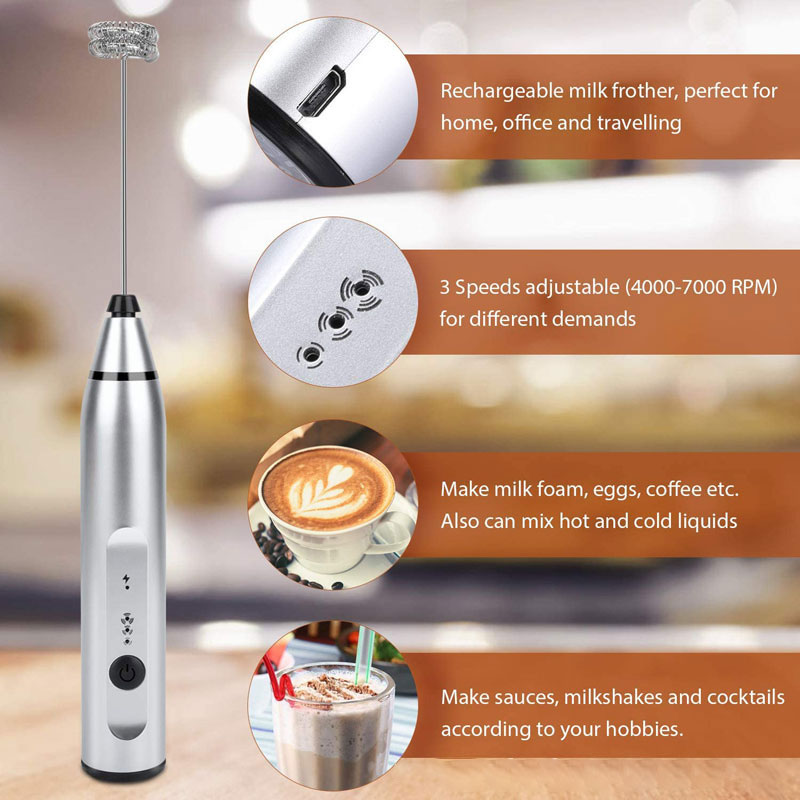 Mini batidora eléctrica de man - Portable Blender Usb Rechargeable reseña y precio