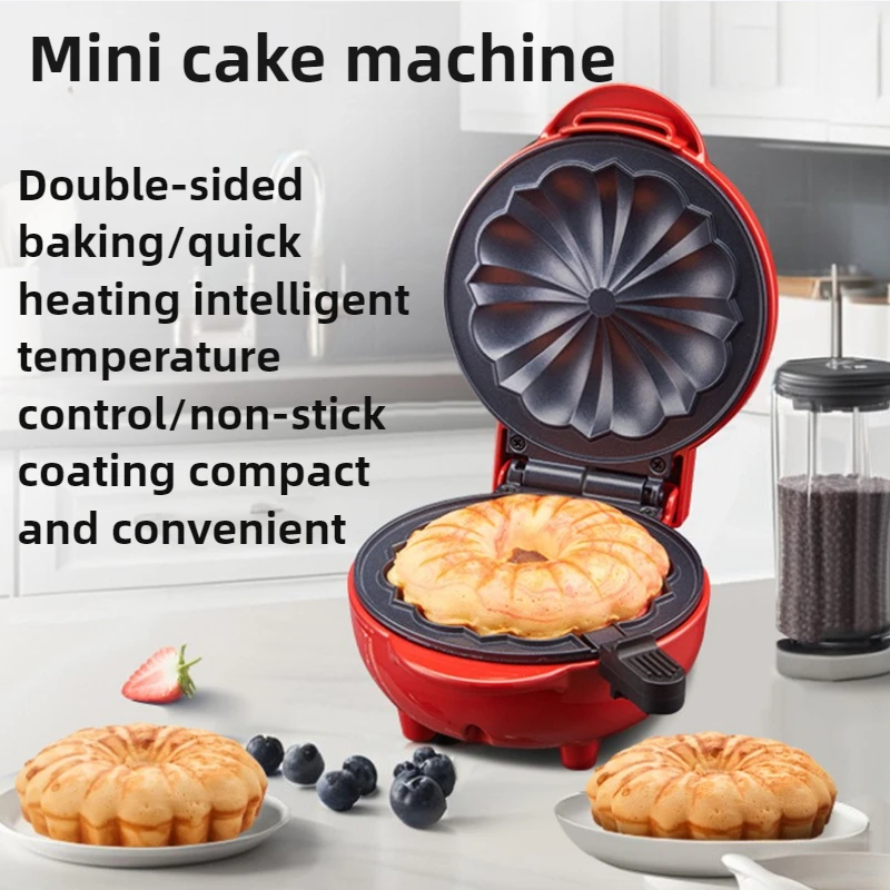 Máquina para Desayunos, Máquin - Mini Waffle Maker Machine reseña y precio