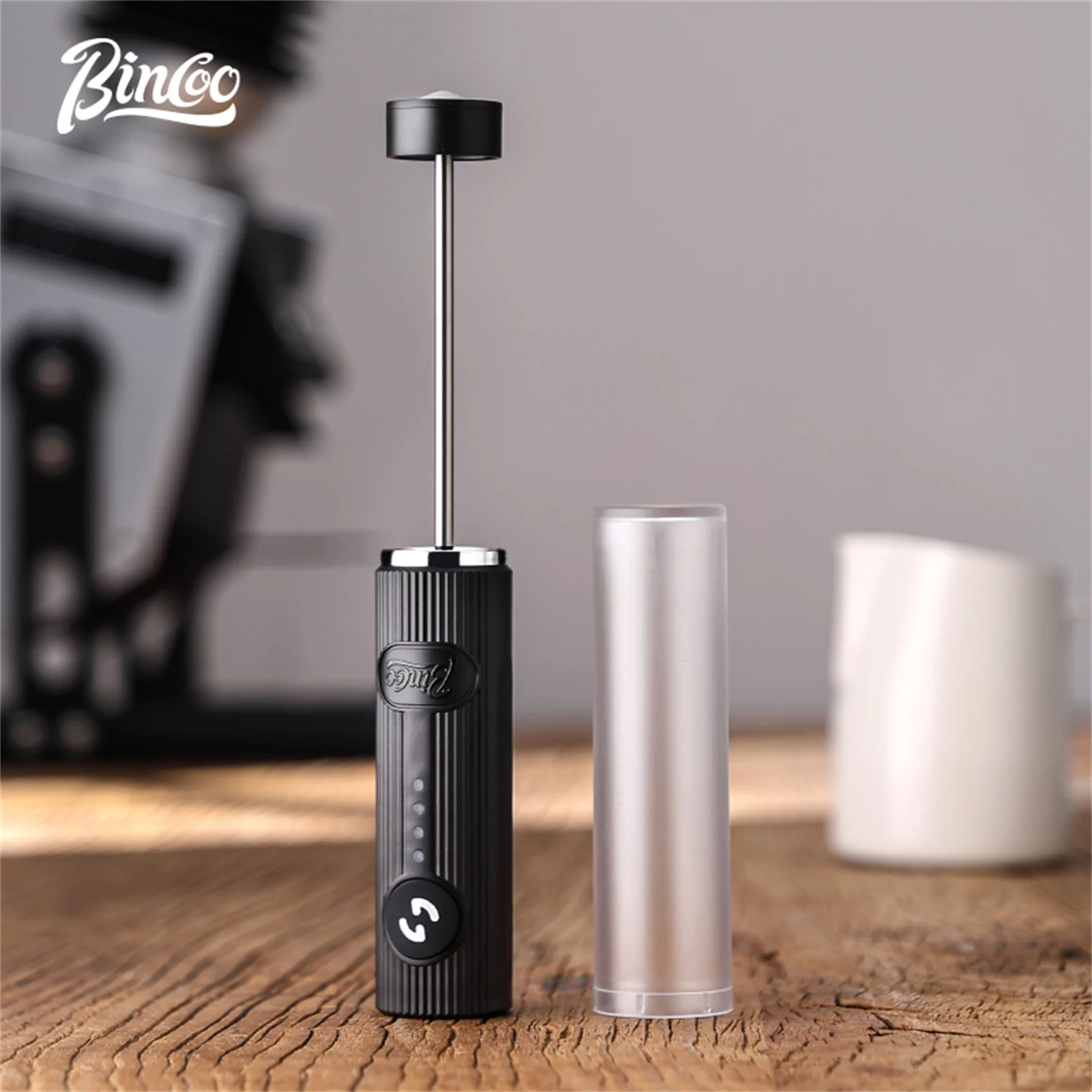 Bincoo nuevo Espumador de lech - Electric Milk Frother Handheld reseña y precio