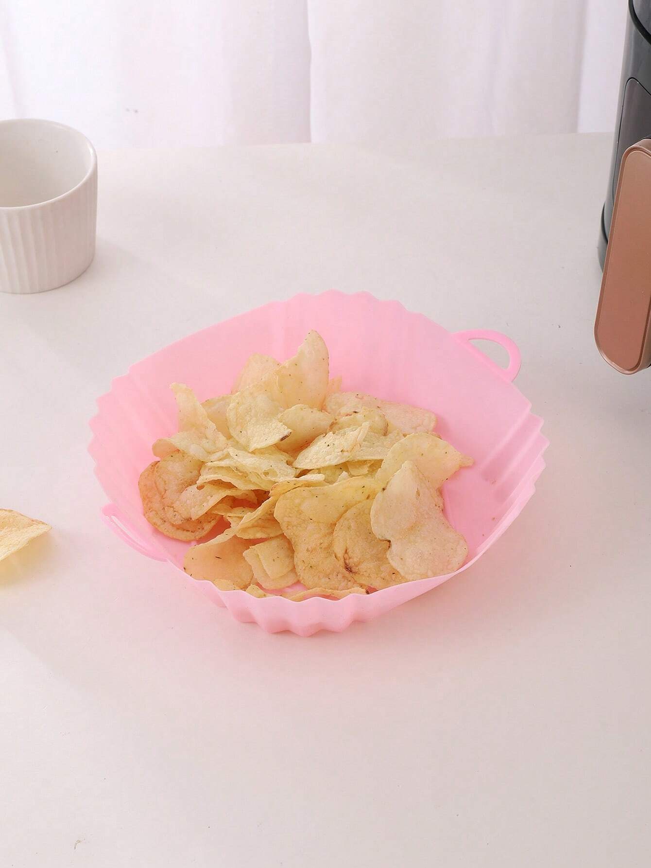 1 pieza de olla de silicona pa - Air Fryer Silicone Pot Liner reseña y precio