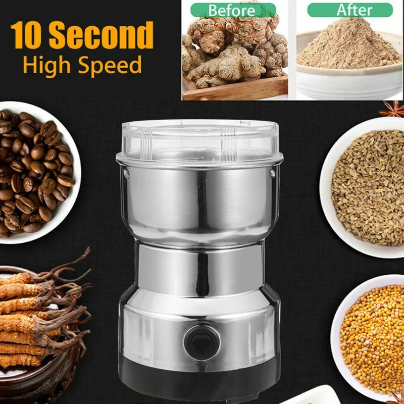 Molino Eléctrico 110V-220V par - Coffee Bean Grinder Electric reseña y precio