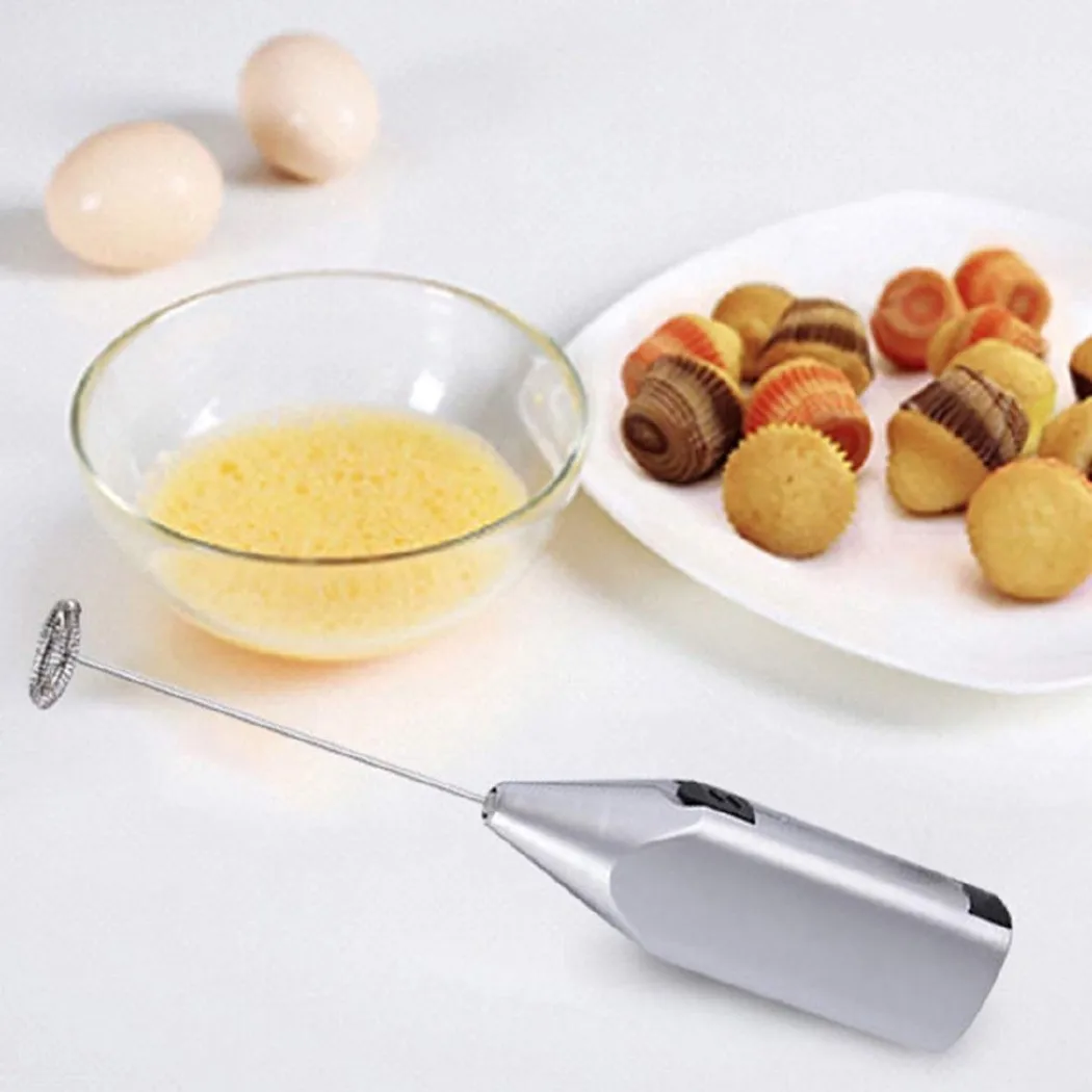 Mini batidor de huevos eléctri - Electric Milk Frother Handheld reseña y precio