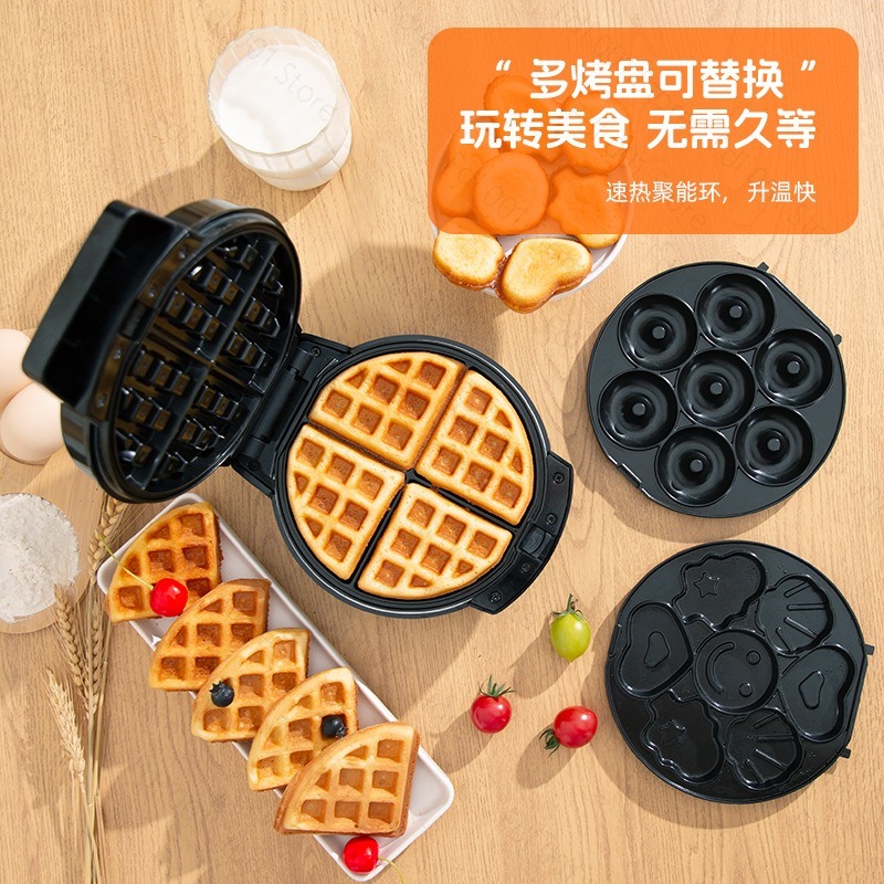 Mini máquina multifunción 3 en - Mini Waffle Maker Machine reseña y precio