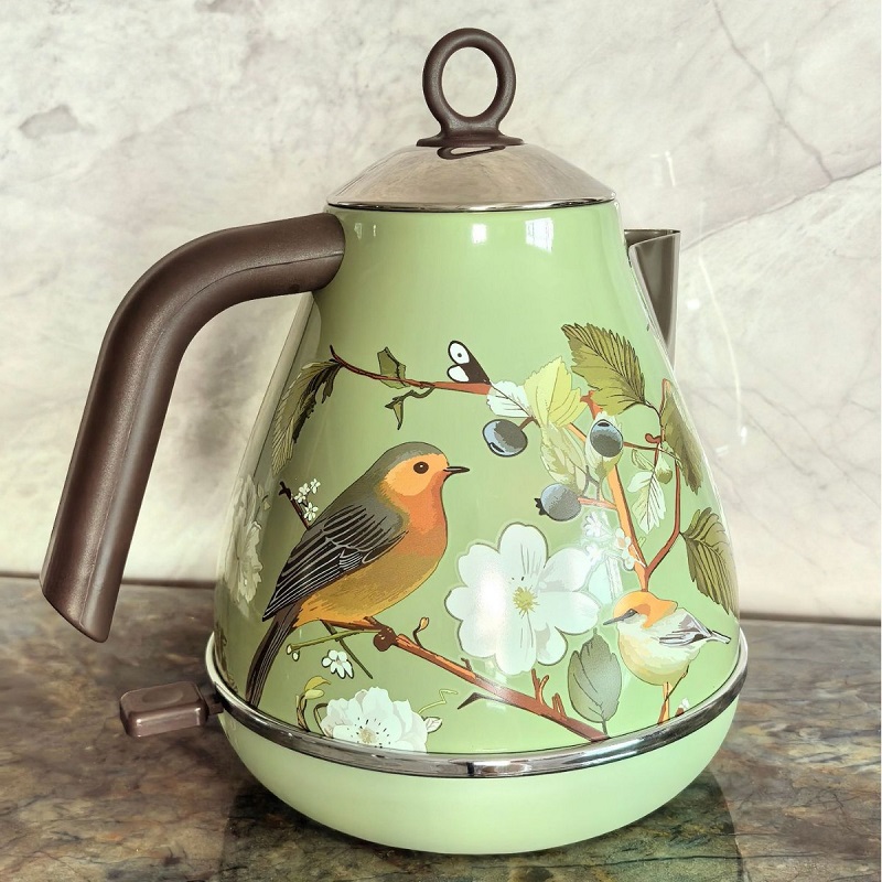 Hervidor Eléctrico Retro Rosa  - Electric Kettle Temperature Control reseña y precio