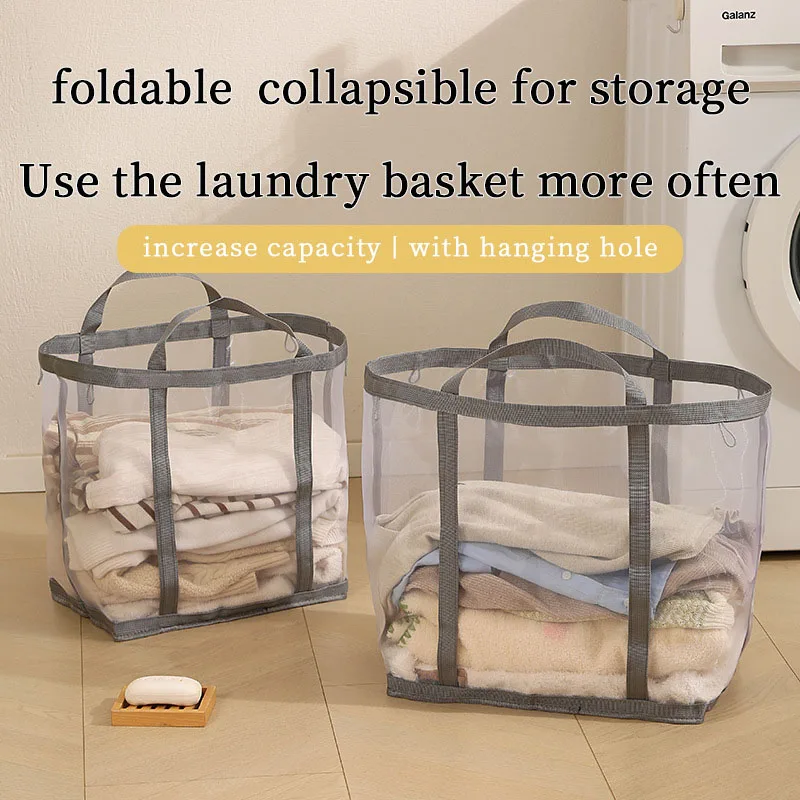 Cesto de Ropa Sucia de Malla d - Laundry reseña y precio